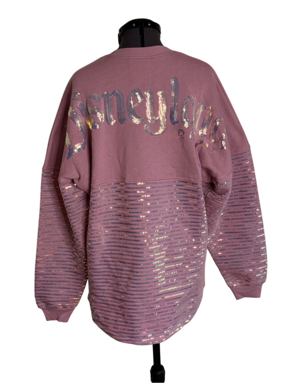 Disneyland Adult Spirit Jersey 50th Anniversary EARidescent Sequin NWOT